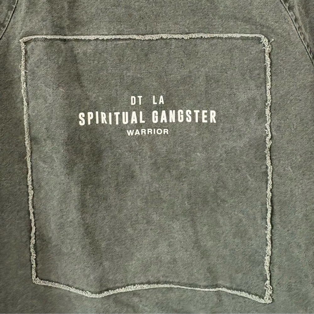 SPIRITUAL GANGSTER Rare DT LA Warrior Jacket Unisex Sz L NWOT - Picture 8 of 13